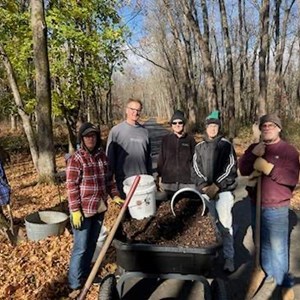 Coleman Property Tree Planting. November 17, 2024