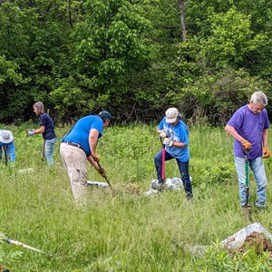 Neshaminy Trailhead Planting May 21, 2024