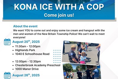 Kona Ice with a Cop!