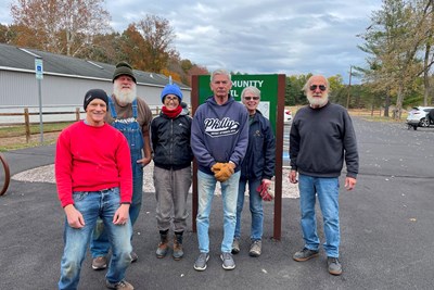 New Britain Townships EAC involved in a Neshaminy Greenway Trail Planting!