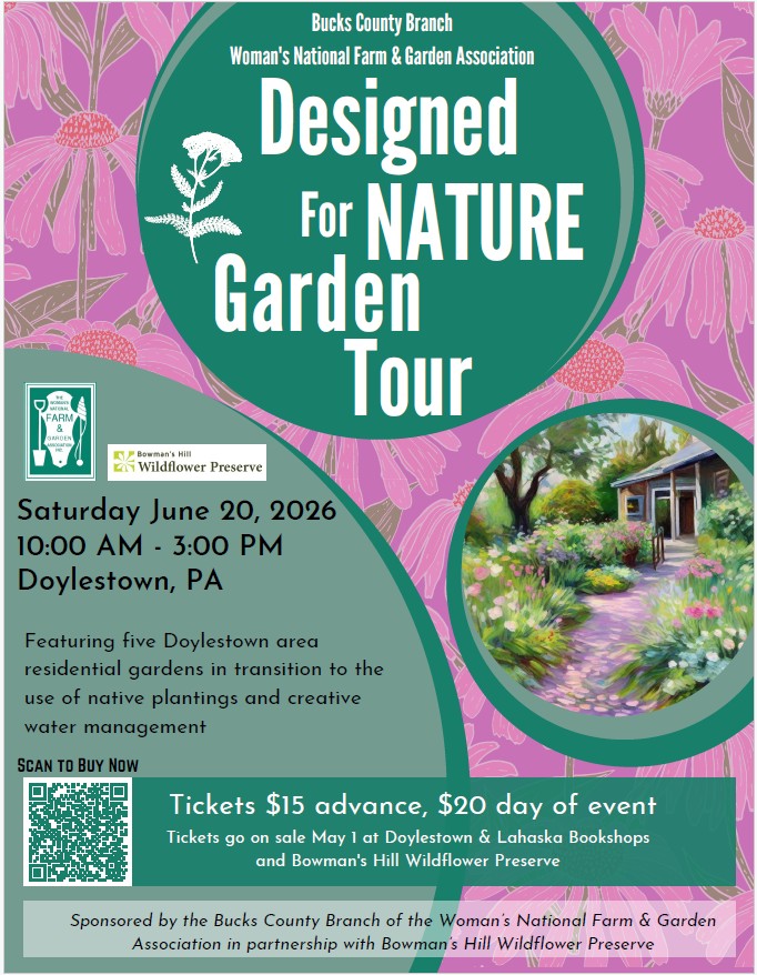 Woman's National Farm & Garden Association - Designed For Nature Garden Tour - June 20, 2026