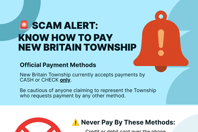 Scam Alert: Know How to Pay New Britain Township!